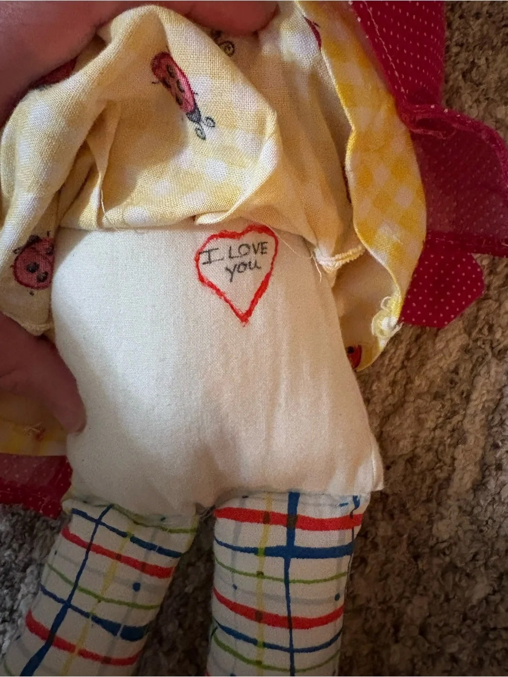 Vintage homemade Raggedy Ann and Andy Dolls
